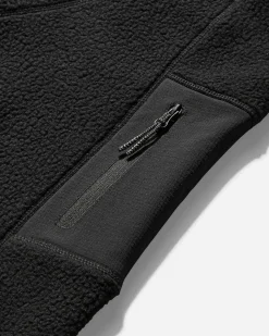 ROA Sweatshirts|Sweatshirts^Men's Polartec Fleece Button Up Black