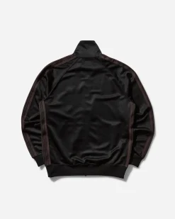 Needles Sweatshirts^Men's Poly Smooth Track Jacket Black