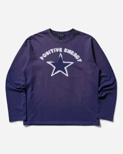 AFB T-Shirts^Men's Positive Energy Longsleeve T-Shirt Blue