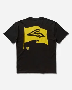 Umbro T-Shirts^Men's Printed Logo T-Shirt Black Washed