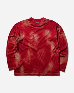 and wander Knitwear^Men's Printed Octa Pullover Red