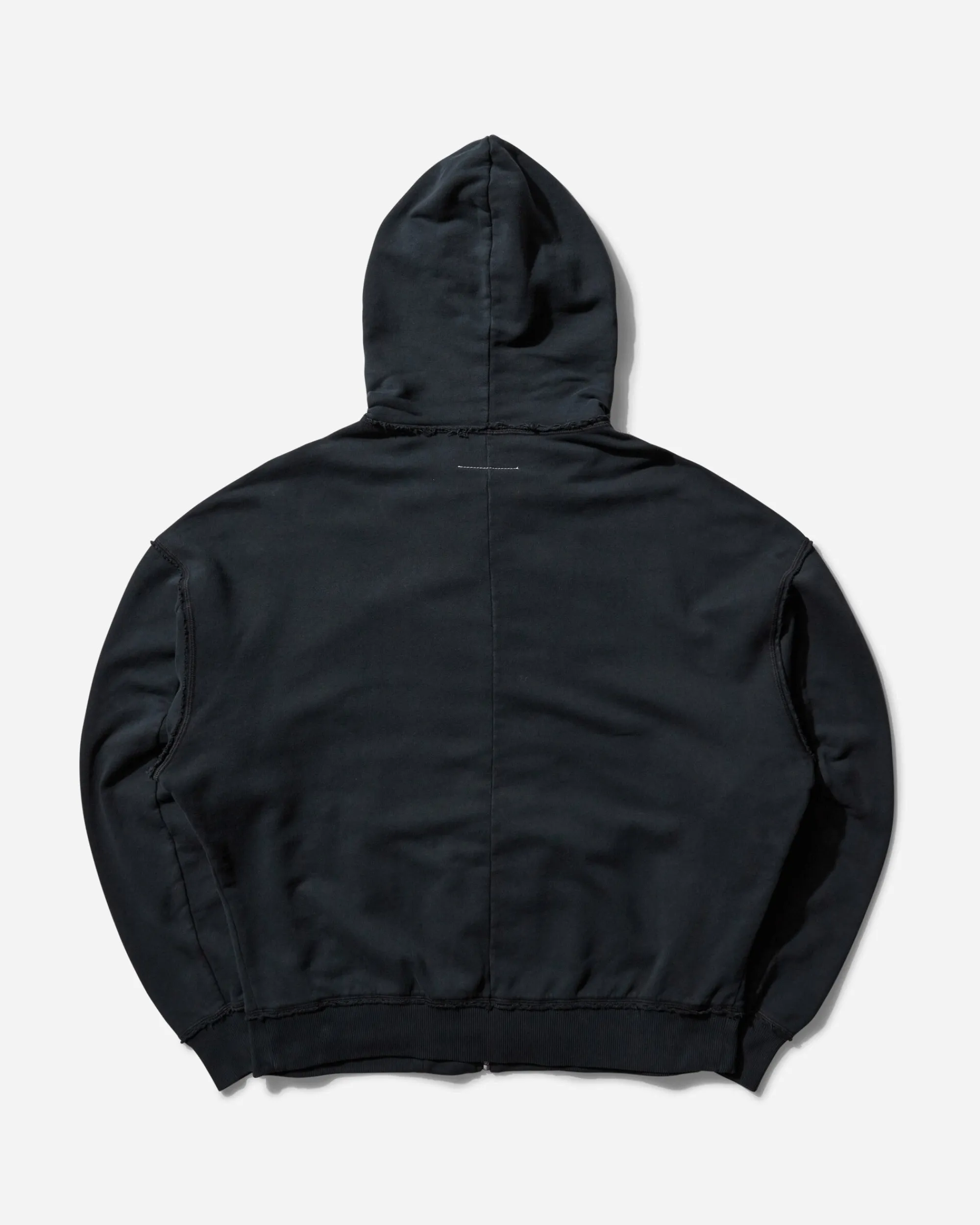 MM6 Maison Margiela Sweatshirts^Men's Printed Zip-Up Hoodie Black
