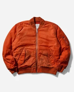 Stüssy Coats And Jackets|Coats And Jackets^Men's Quilted Bomber Waxed Rust