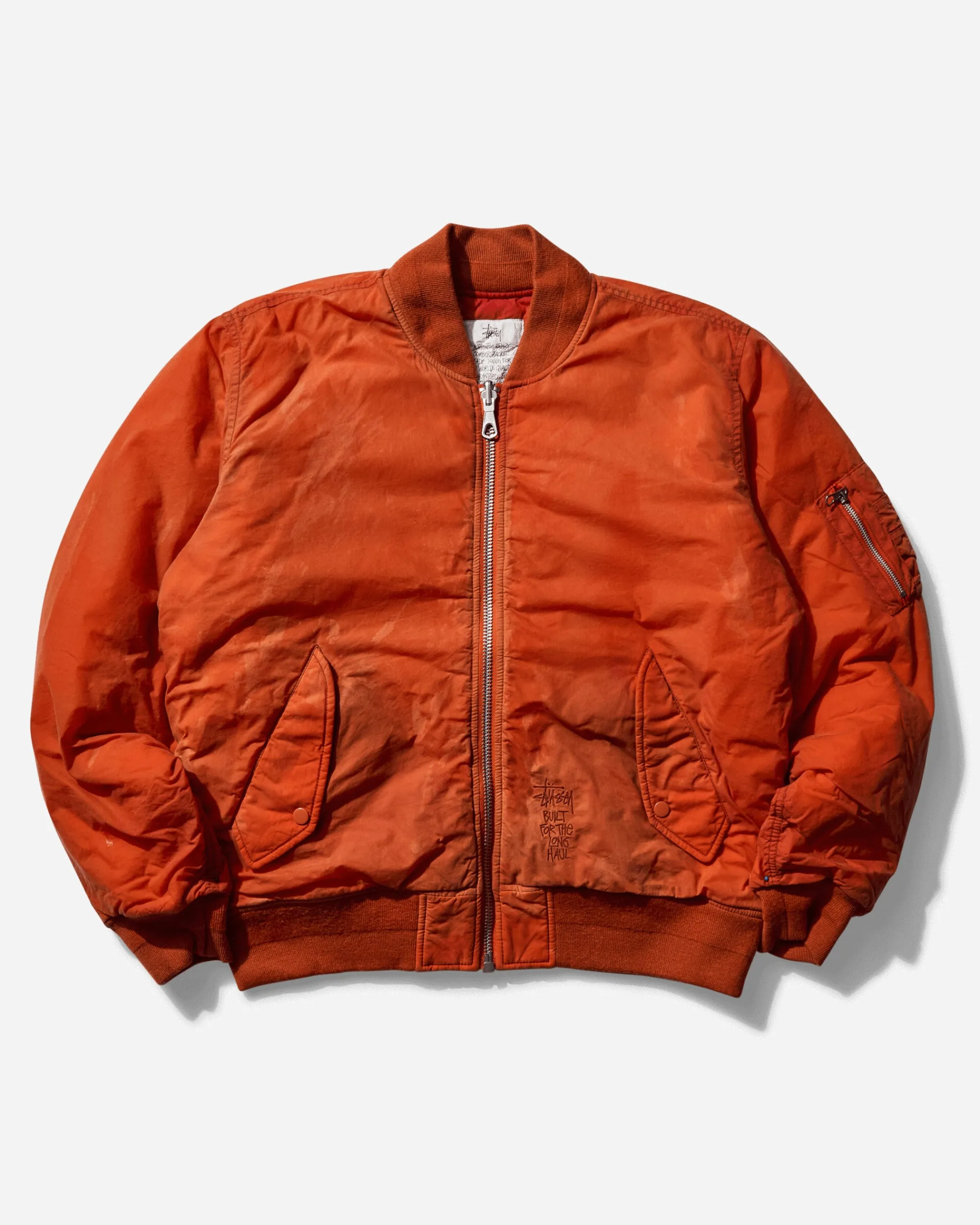 Stüssy Coats And Jackets|Coats And Jackets^Men's Quilted Bomber Waxed Rust