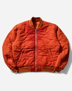 Stüssy Coats And Jackets|Coats And Jackets^Men's Quilted Bomber Waxed Rust