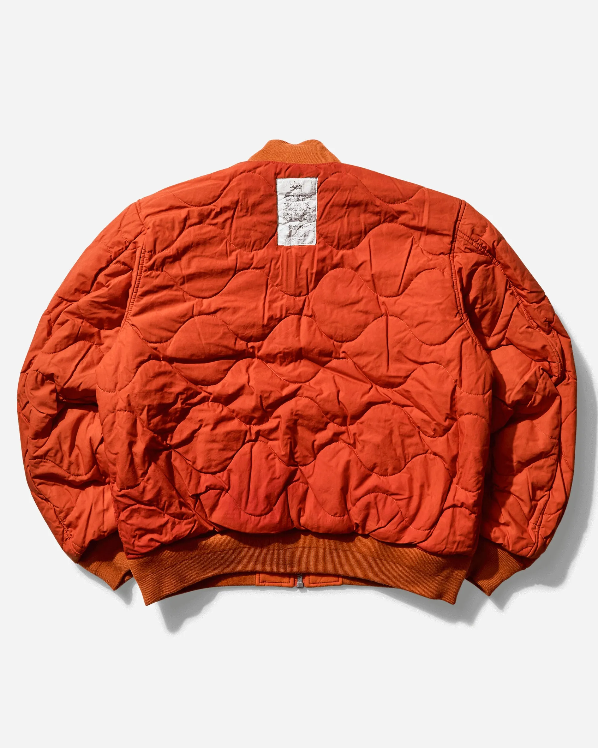Stüssy Coats And Jackets|Coats And Jackets^Men's Quilted Bomber Waxed Rust