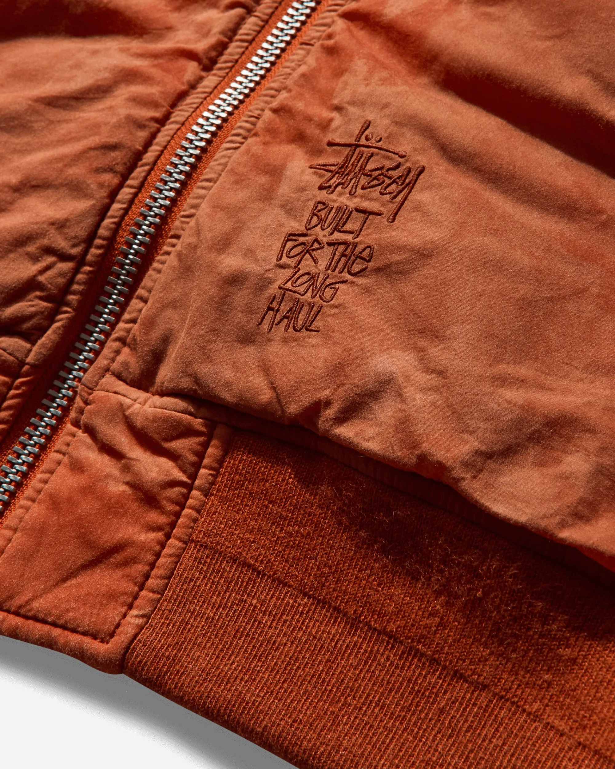 Stüssy Coats And Jackets|Coats And Jackets^Men's Quilted Bomber Waxed Rust