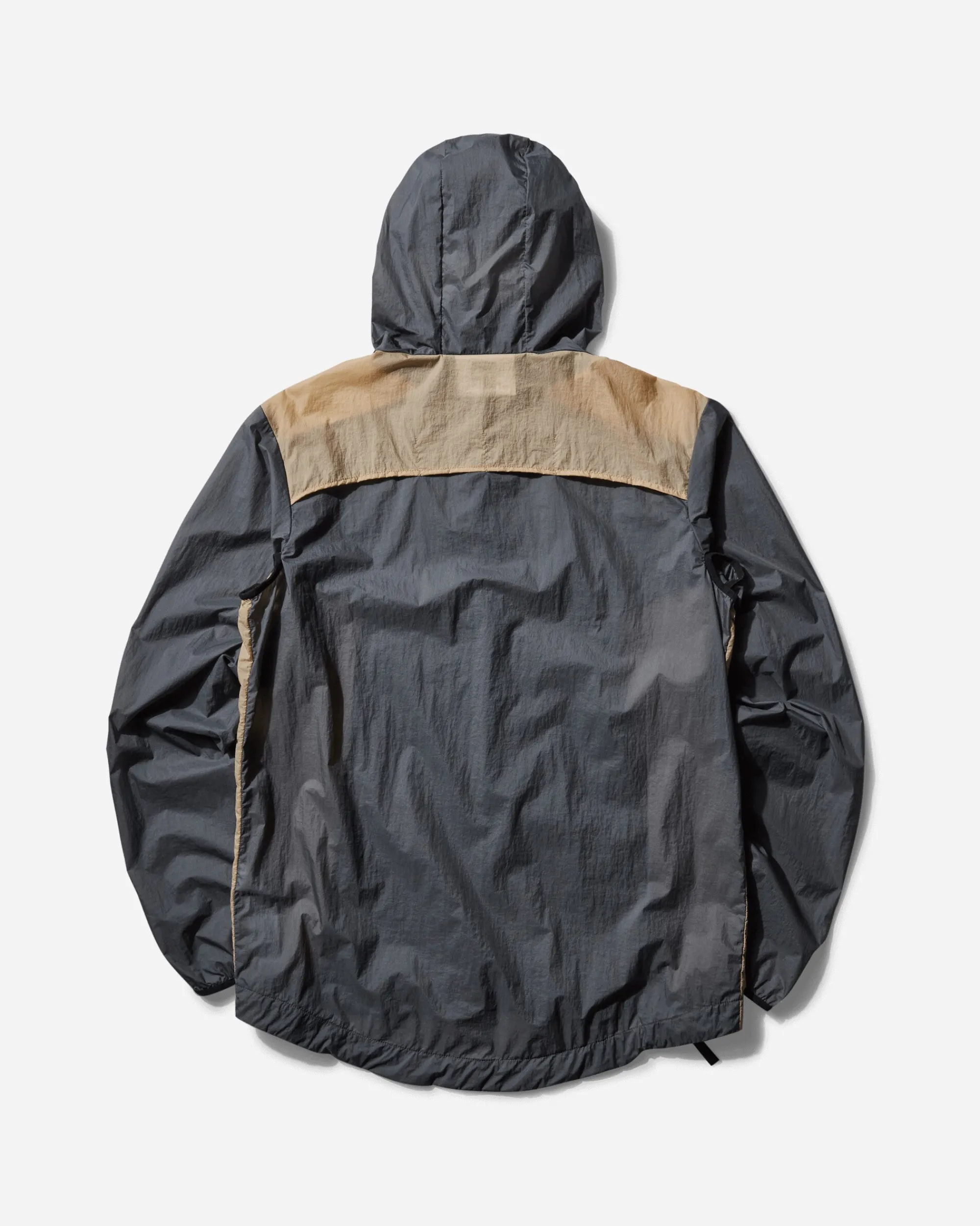 Rayon Vert Coats And Jackets^Men's Recycled Windproof Hooded Jacket Cave Grey