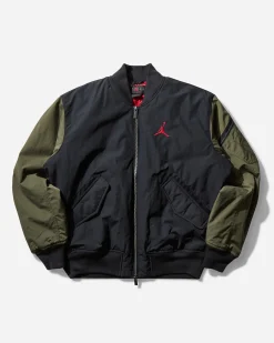 Nike Jordan Coats And Jackets^Men's Renegade Jacket Off Noir / Medium Olive