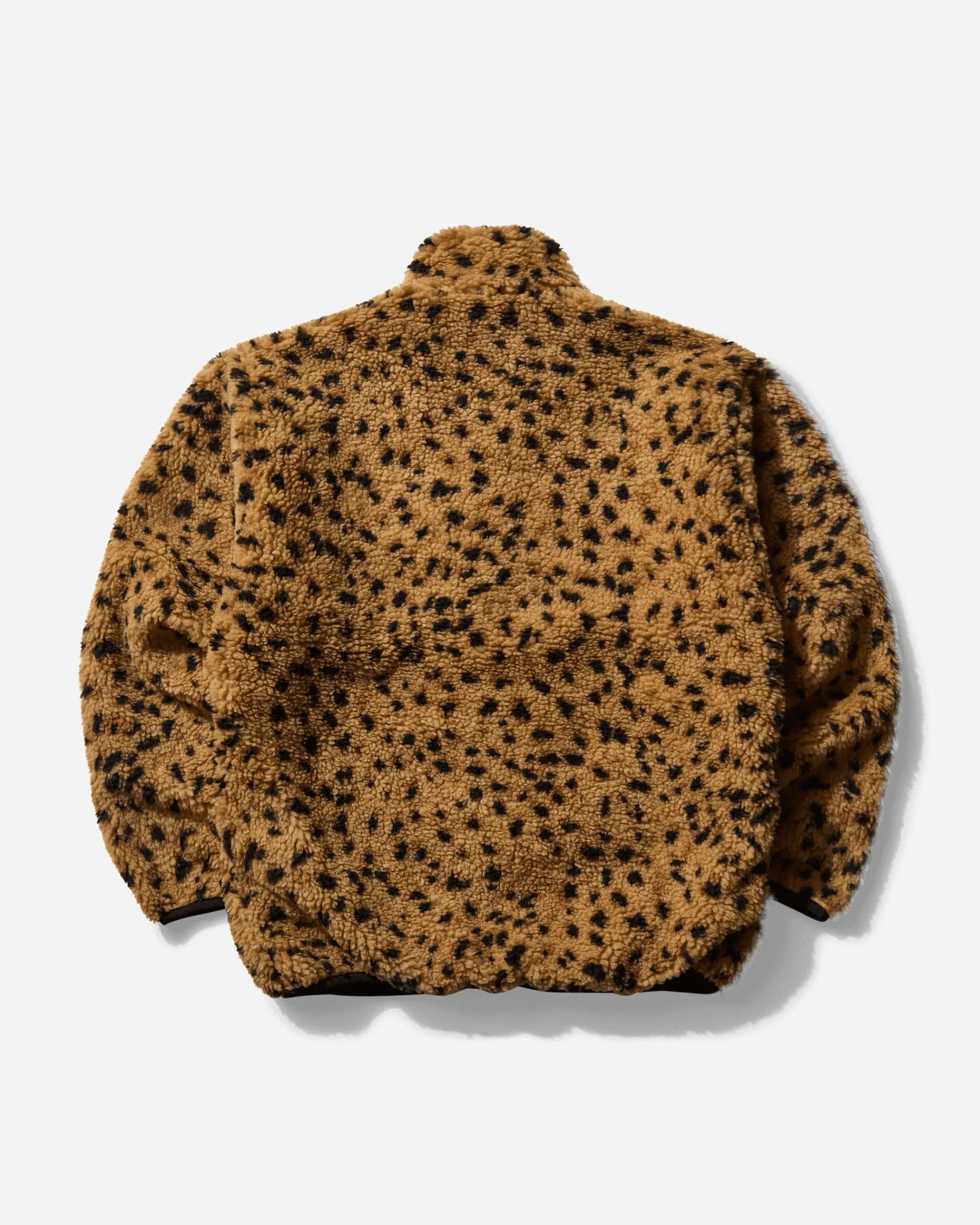 WACKO MARIA Coats And Jackets^Men's Reversible Leopard Boa Fleece Jacket Beige