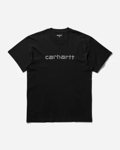 Carhartt WIP T-Shirts^Men's Rivet Script T-Shirt Black