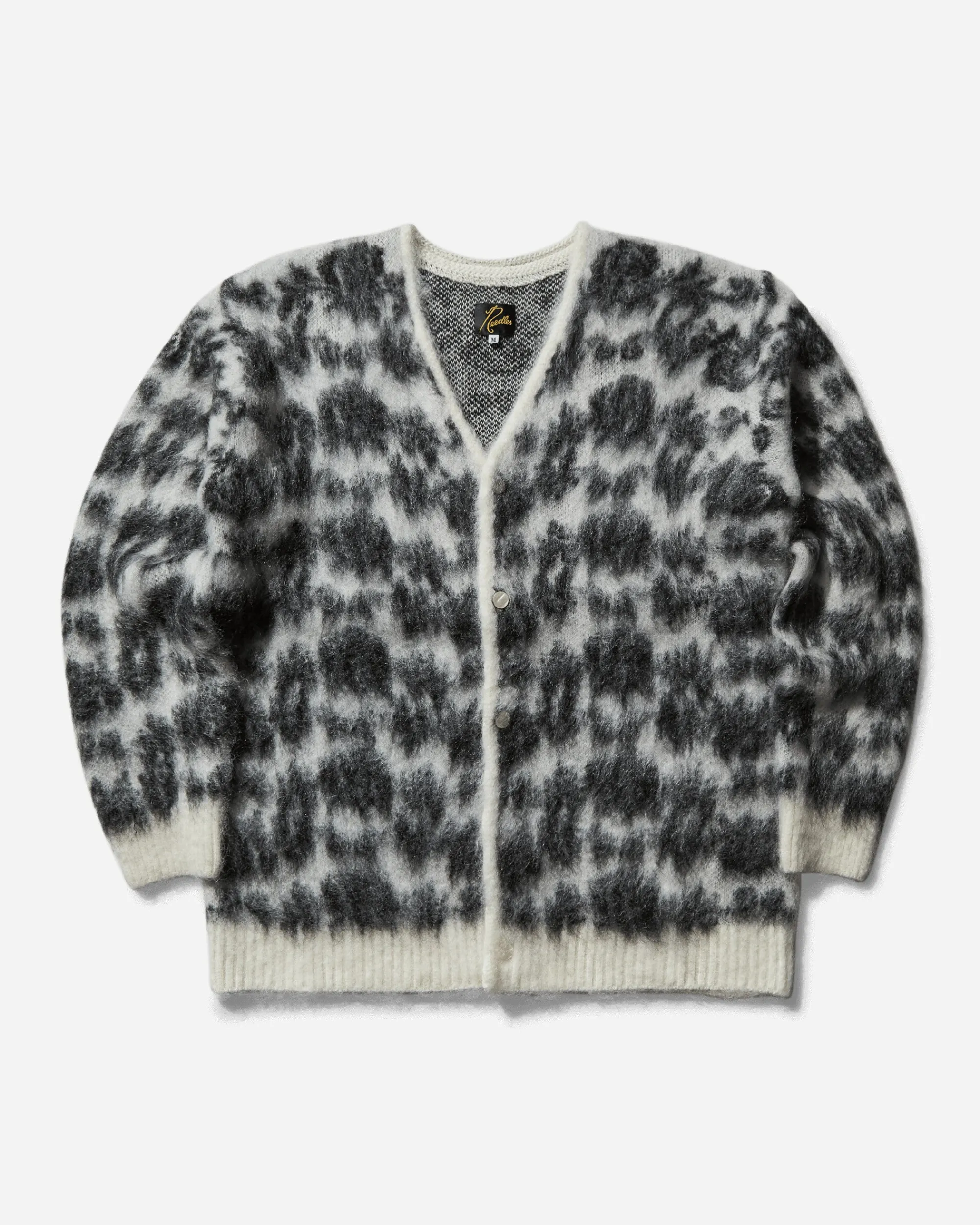 Needles Knitwears|Knitwear^Men's Rose Mohair Cardigan Ice White
