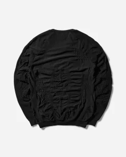 ROA T-Shirts^Men's Round Neck 2.0 3D Seamless Sweater Black