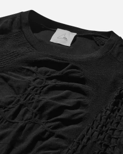 ROA T-Shirts^Men's Round Neck 2.0 3D Seamless Sweater Black