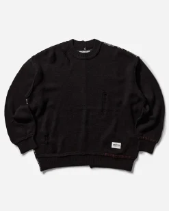 Neighborhood Knitwear^Men's Savage Crewneck Sweater Black