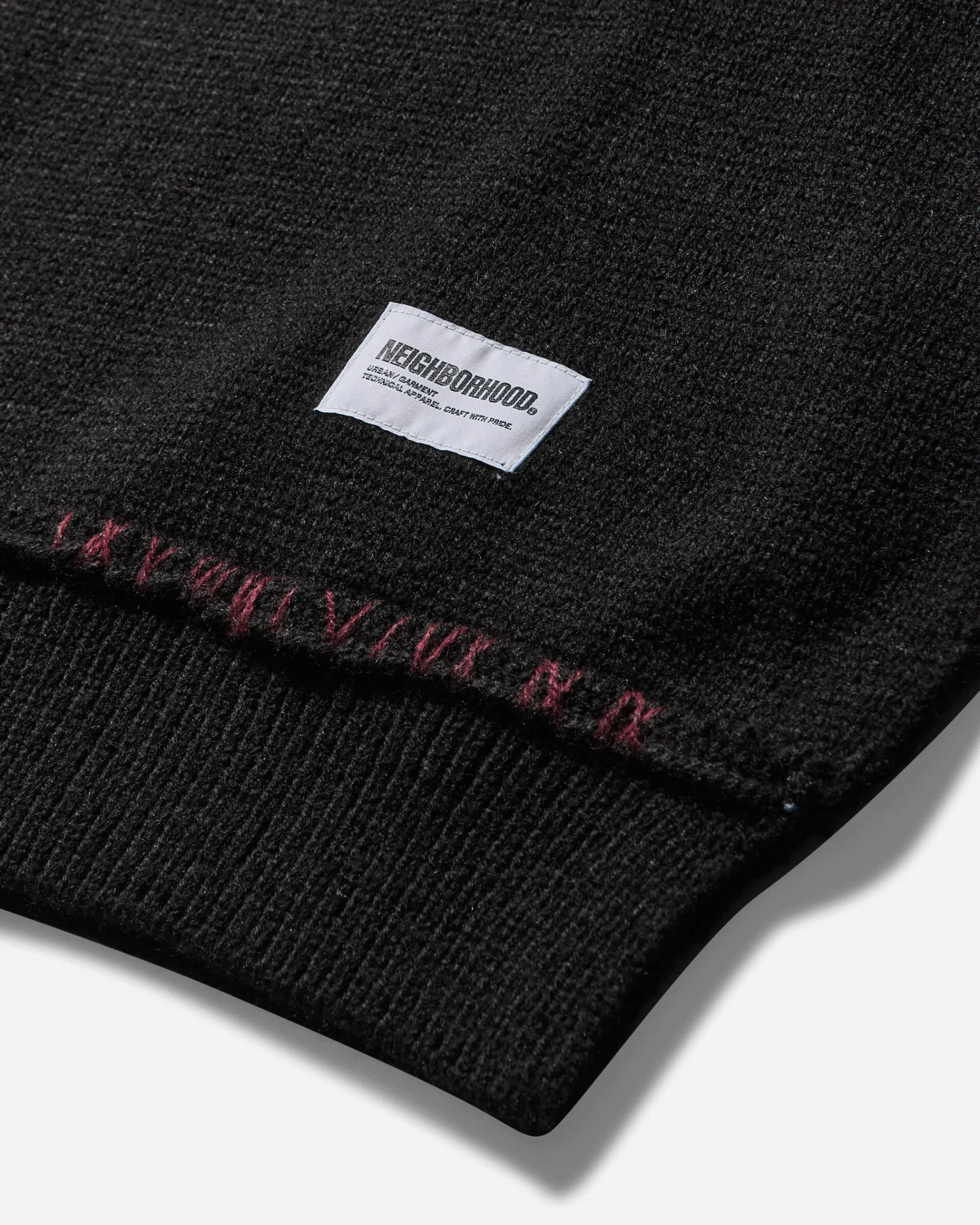 Neighborhood Knitwear^Men's Savage Crewneck Sweater Black