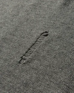 Neighborhood Knitwear^Men's Savage Crewneck Sweater Gray