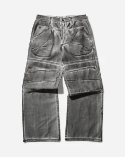 Guess USA Pants^Men's Screenprinted Cargo Pants Jet Black