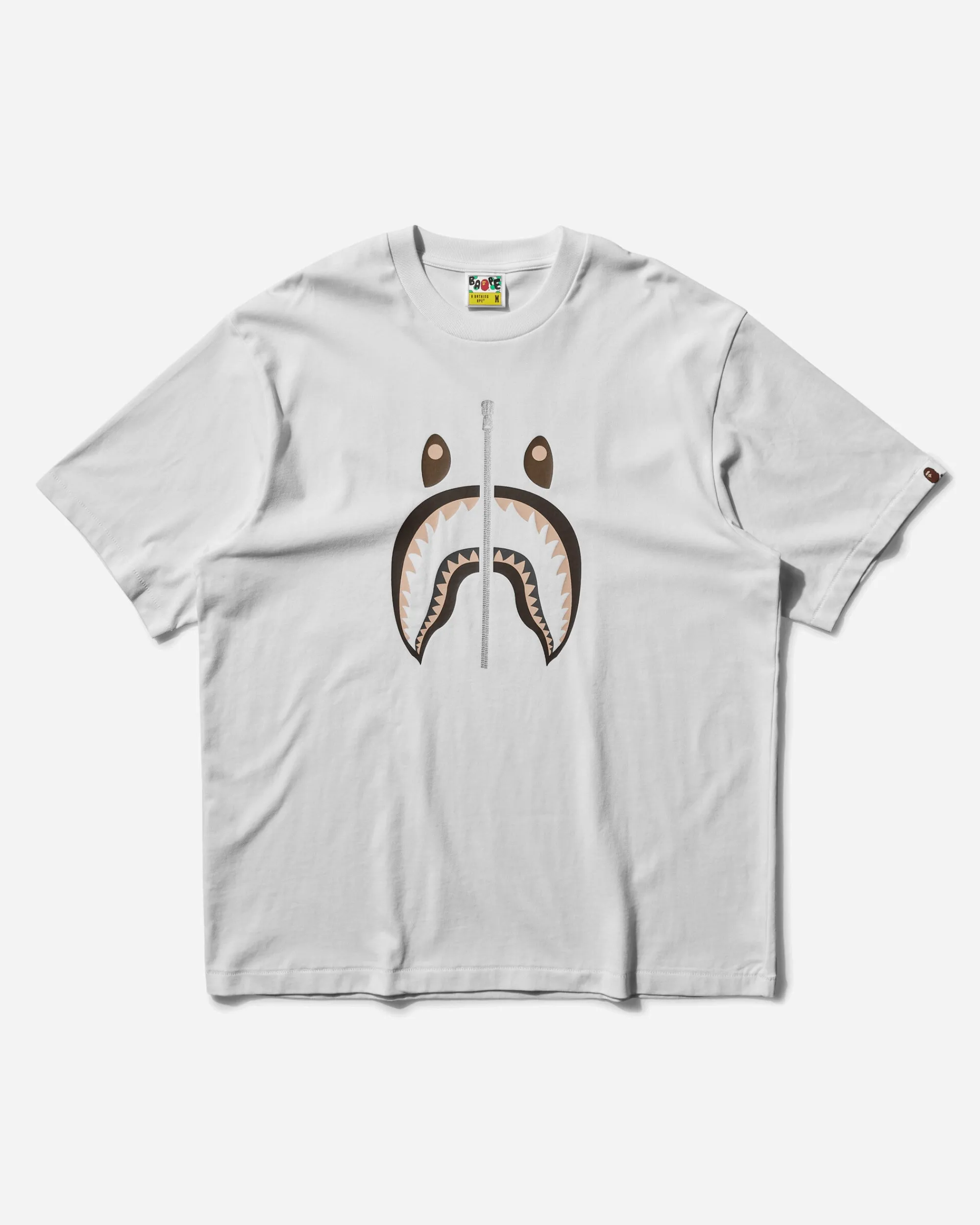 A Bathing Ape T-Shirts^Men's Shark T-Shirt N.2 White