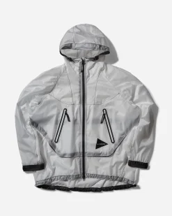 and wander Coats And Jackets^Men's Sheer Loose Fitting Rain Jacket White