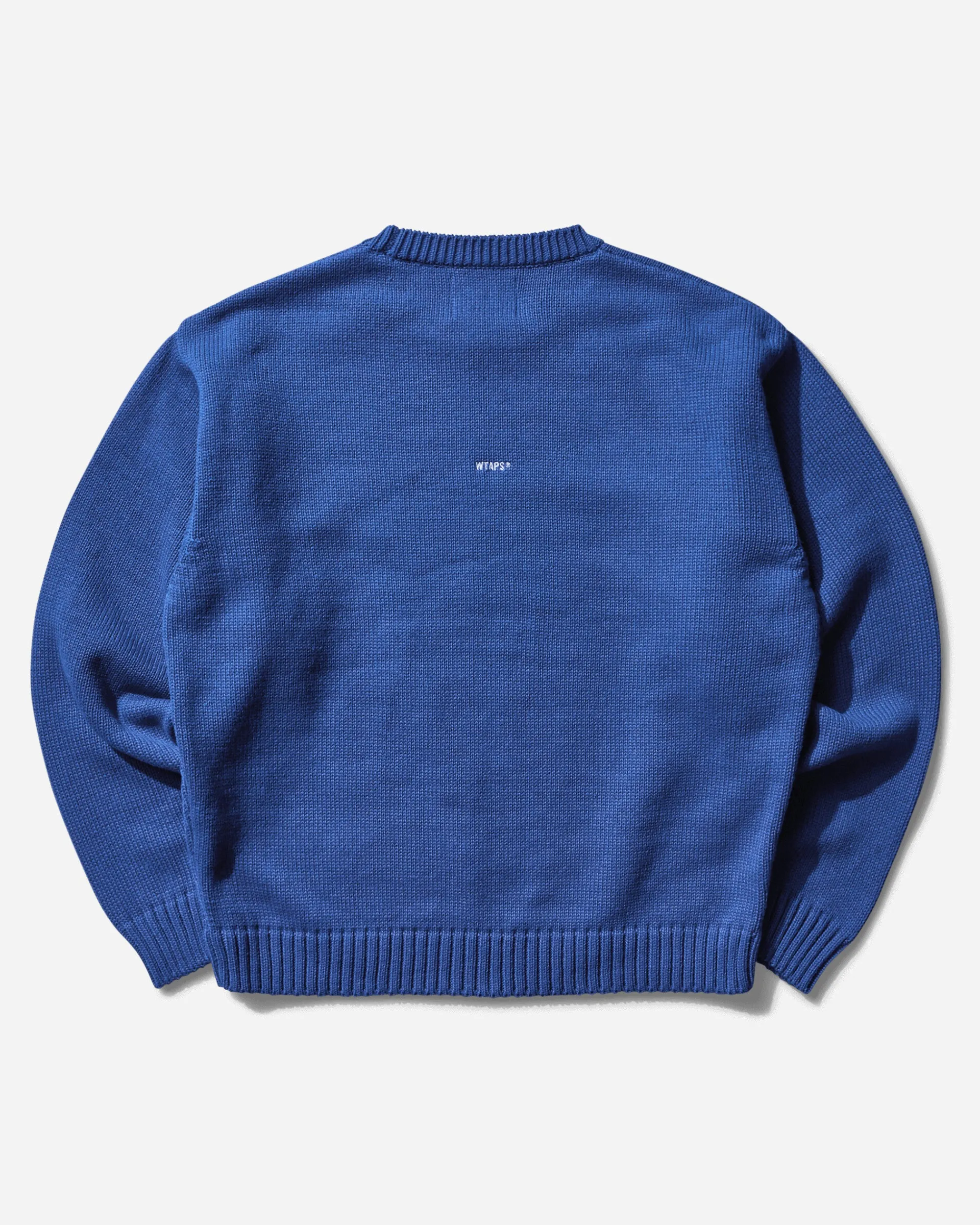 WTAPS Knitwear^Men's Sign Sweater Blue