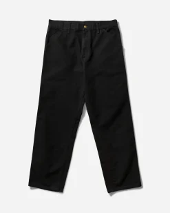 Carhartt WIP Pants^Men's Single Knee Pants Black (Rinsed)