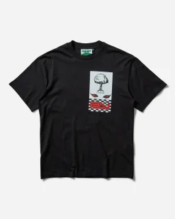 Rayon Vert T-Shirts^Men's Single Stitch Heavy Cotton T-Shirt Golgotha Black