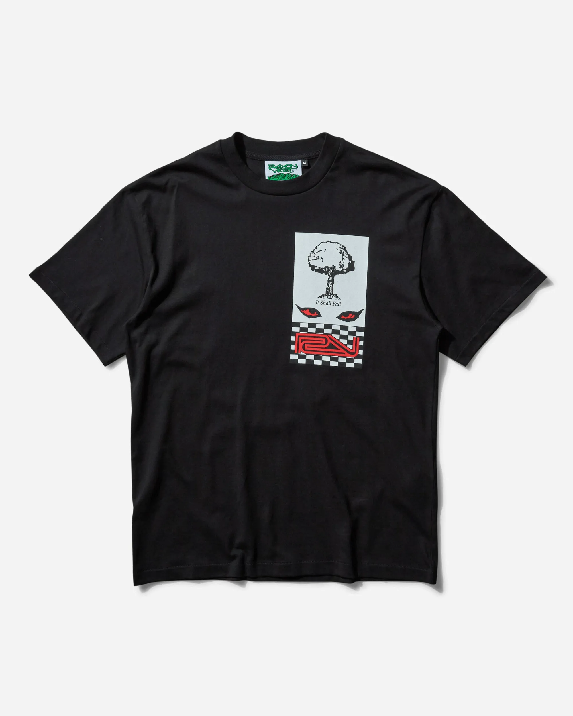 Rayon Vert T-Shirts^Men's Single Stitch Heavy Cotton T-Shirt Golgotha Black