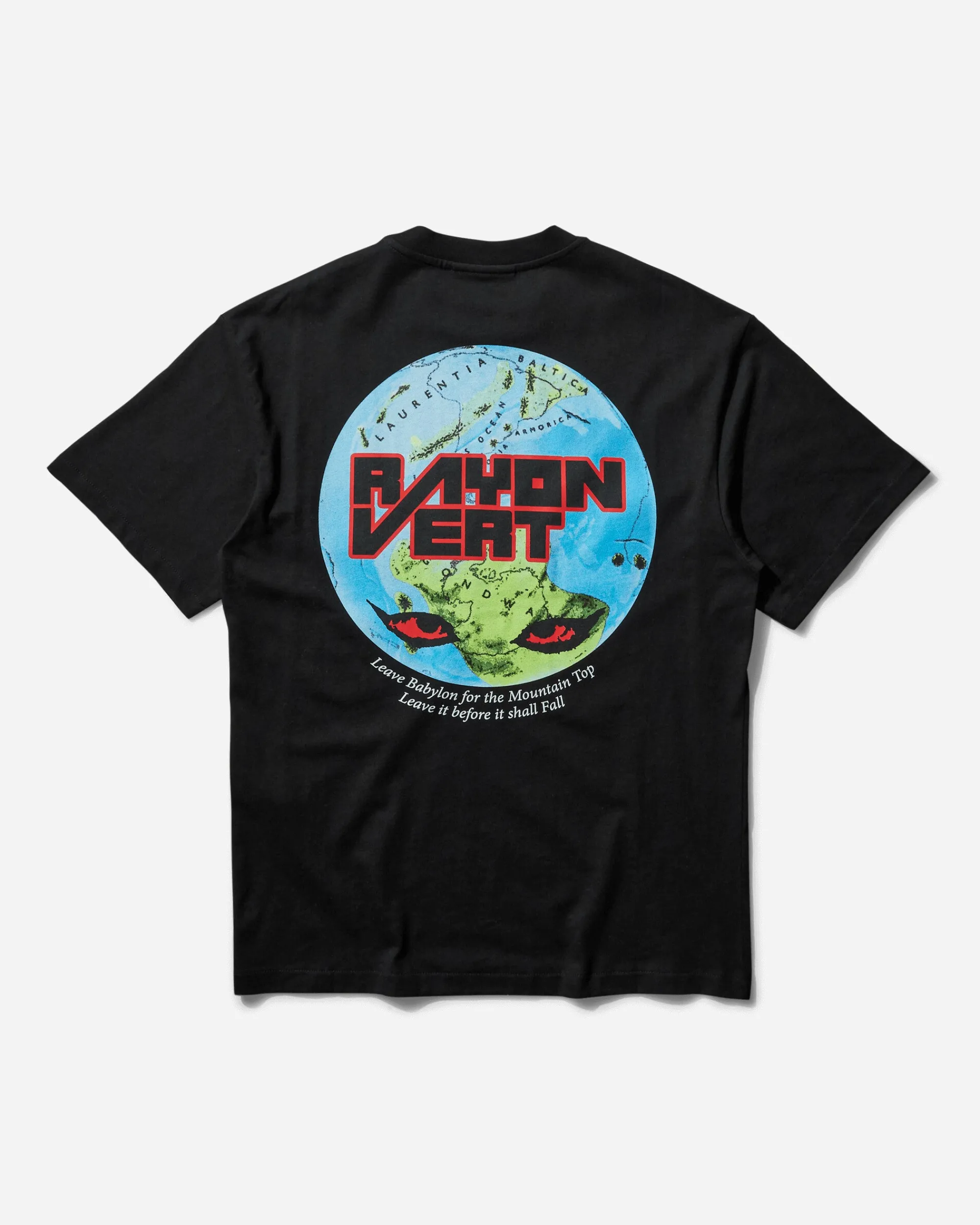 Rayon Vert T-Shirts^Men's Single Stitch Heavy Cotton T-Shirt Golgotha Black