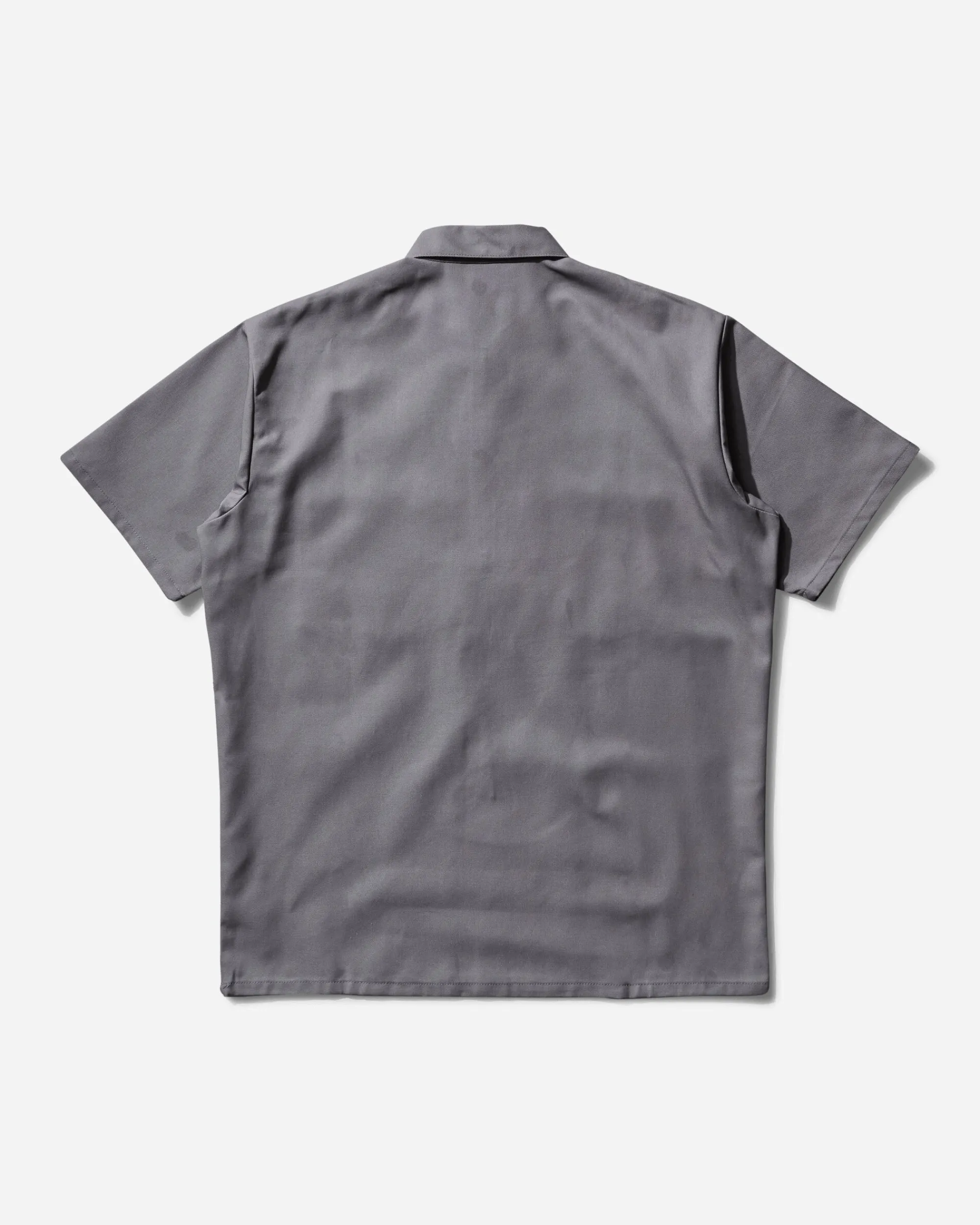 Ben Davis Shirts^Men's Solid 1/2 Zip Shortsleeve Shirt Light Grey