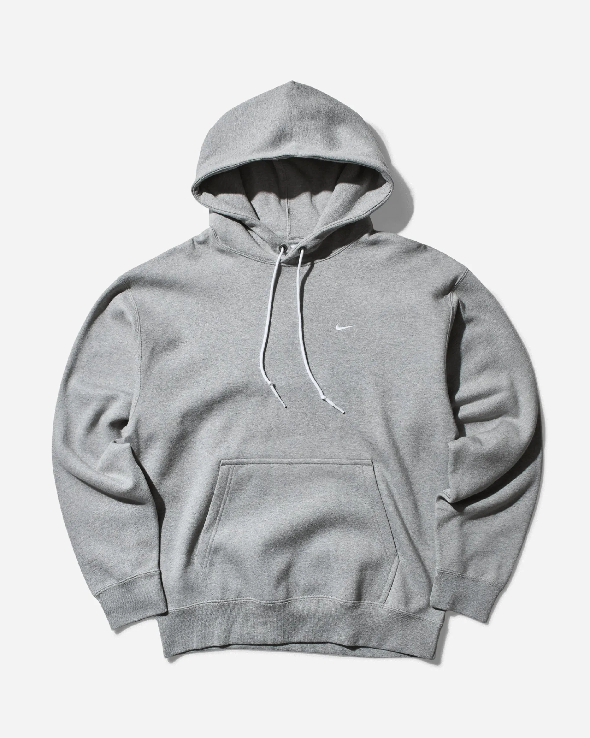 Nike Sweatshirts^Men's Solo Swoosh Hooded Sweatshirt Dark Grey Heather