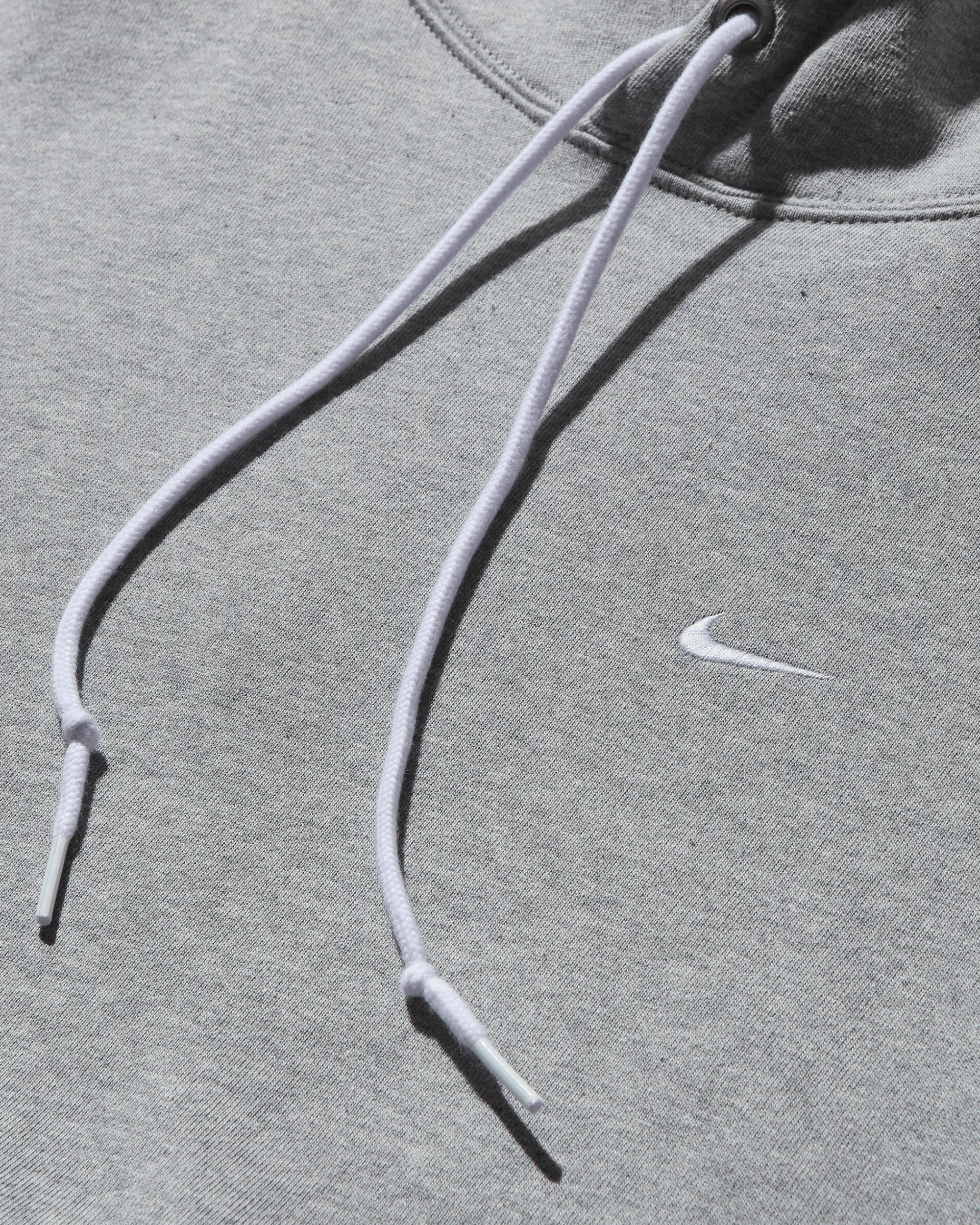 Nike Sweatshirts^Men's Solo Swoosh Hooded Sweatshirt Dark Grey Heather