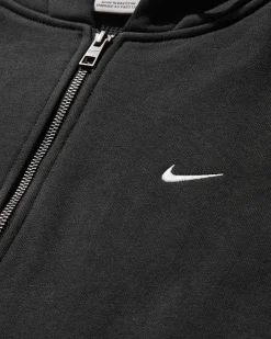 Nike Sweatshirts^Men's Solo Swoosh Thermal Zip Hoodie Black