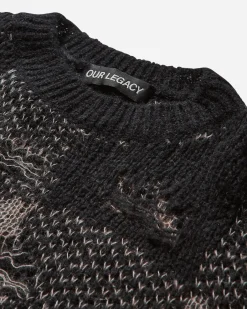 Our Legacy Knitwear^Men's Sonar Roundneck Sweater Black