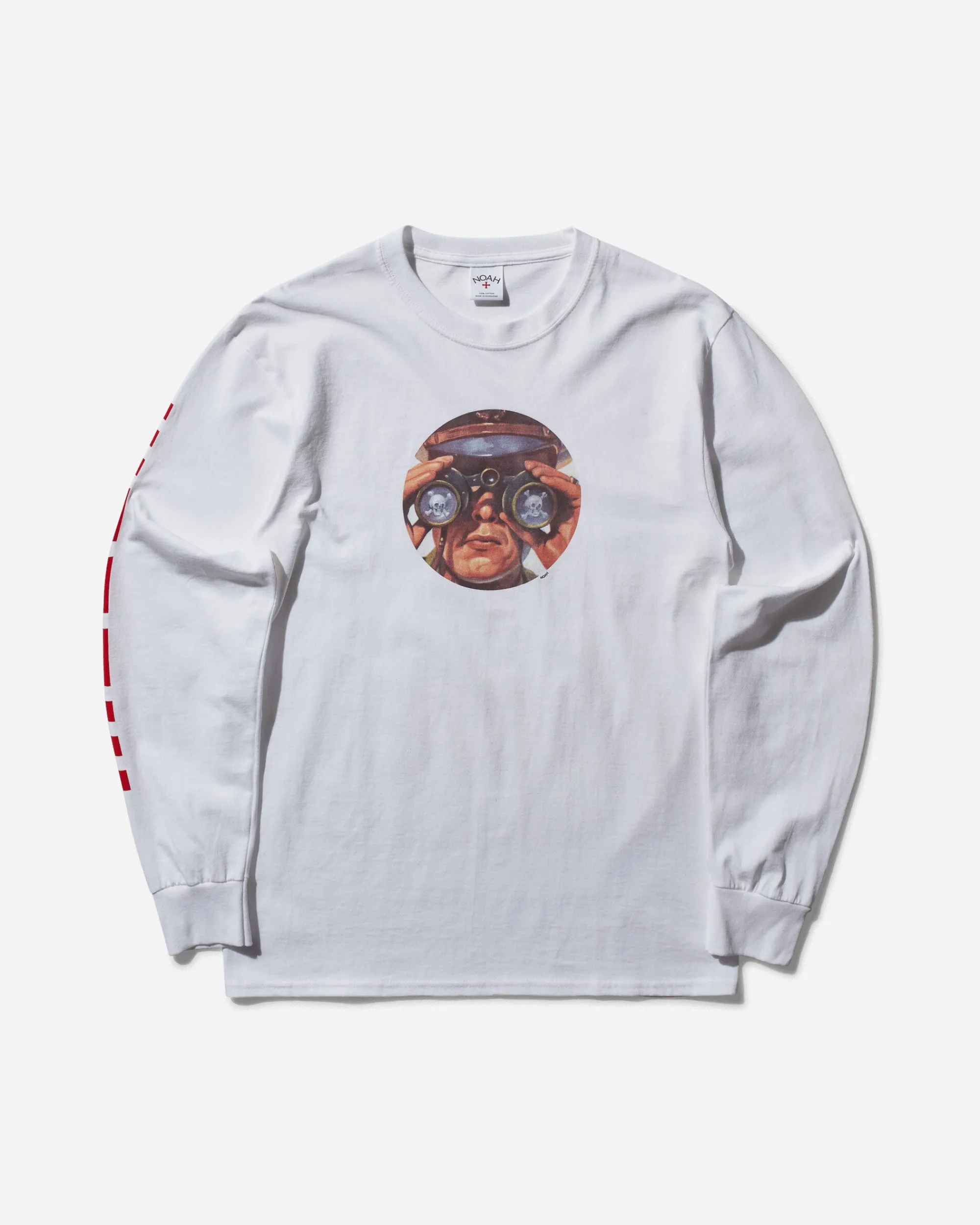 Noah T-Shirts^Men's SOS Longsleeve T-Shirt White