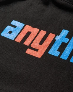 aNYthing Sweatshirts^Men's Speedball Logo Hoodie Black