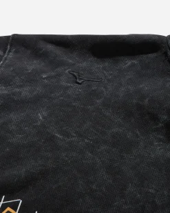 Mizuno Sweatshirts^Men's Sportstyle Printed Hoodie Black
