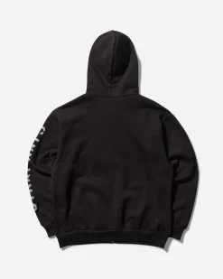Stray Rats Sweatshirts^Men's SRMY Glitter Zip Hoodie Black
