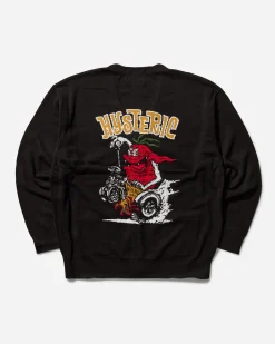 Hysteric Glamour Knitwear^Men's STBM Racing Cardigan Black