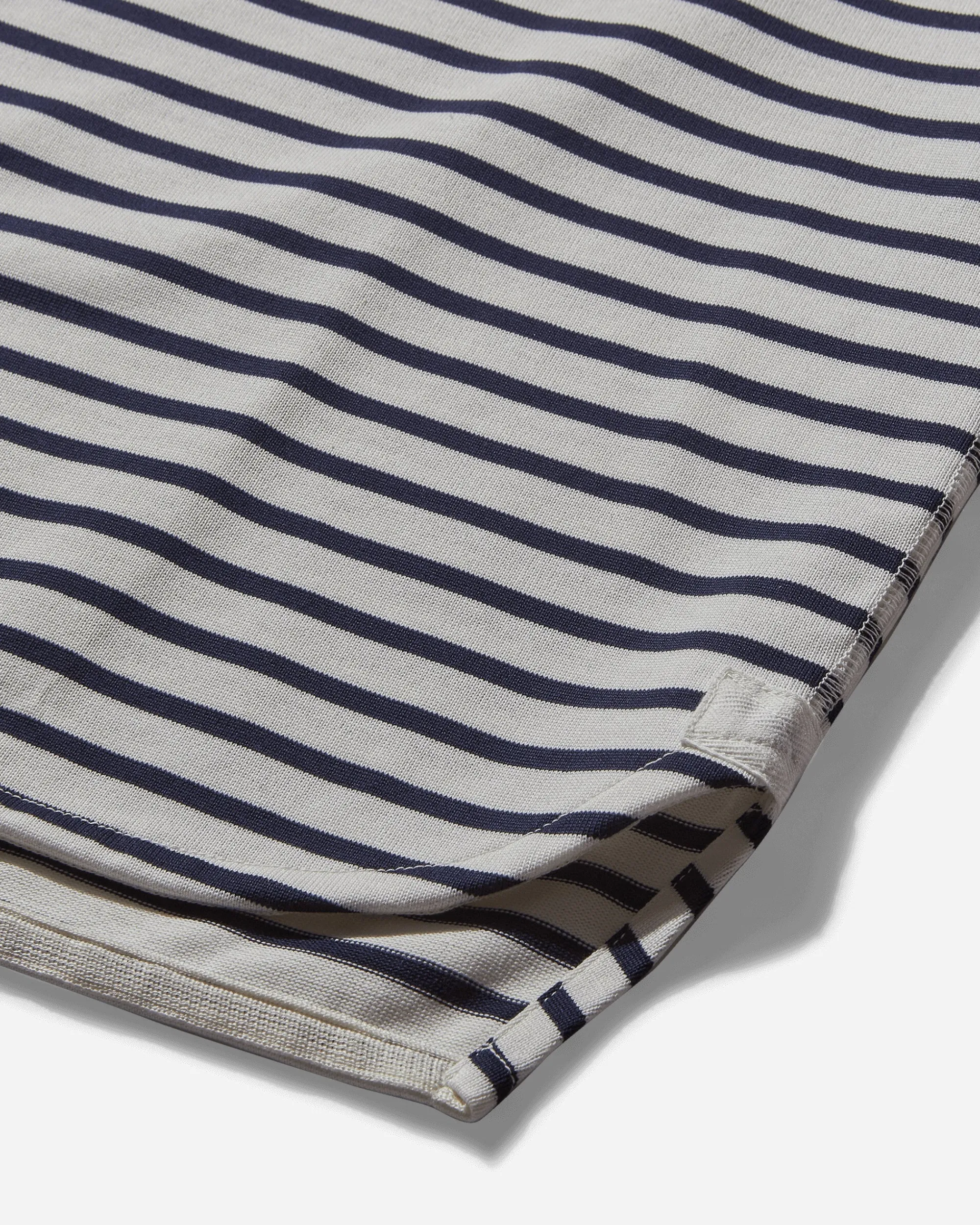 Junya Watanabe MAN T-Shirts^Men's Striped Longsleeve T-Shirt Off White / Navy