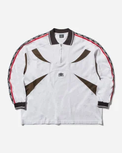 Umbro T-Shirts^Men's Taped Polo White