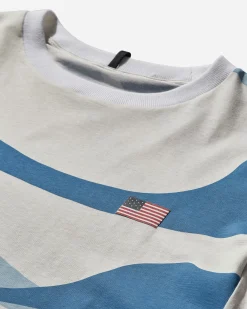 Oakley T-Shirts^Men's Team USA Surfing Graphic T-Shirt Olympics Waves Blue
