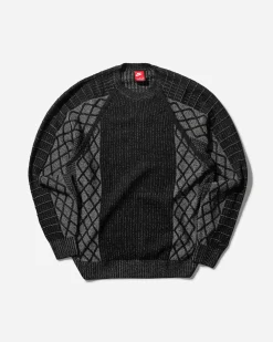 Nike Knitwear^Men's Tech Sweater Black / Reflective Silver