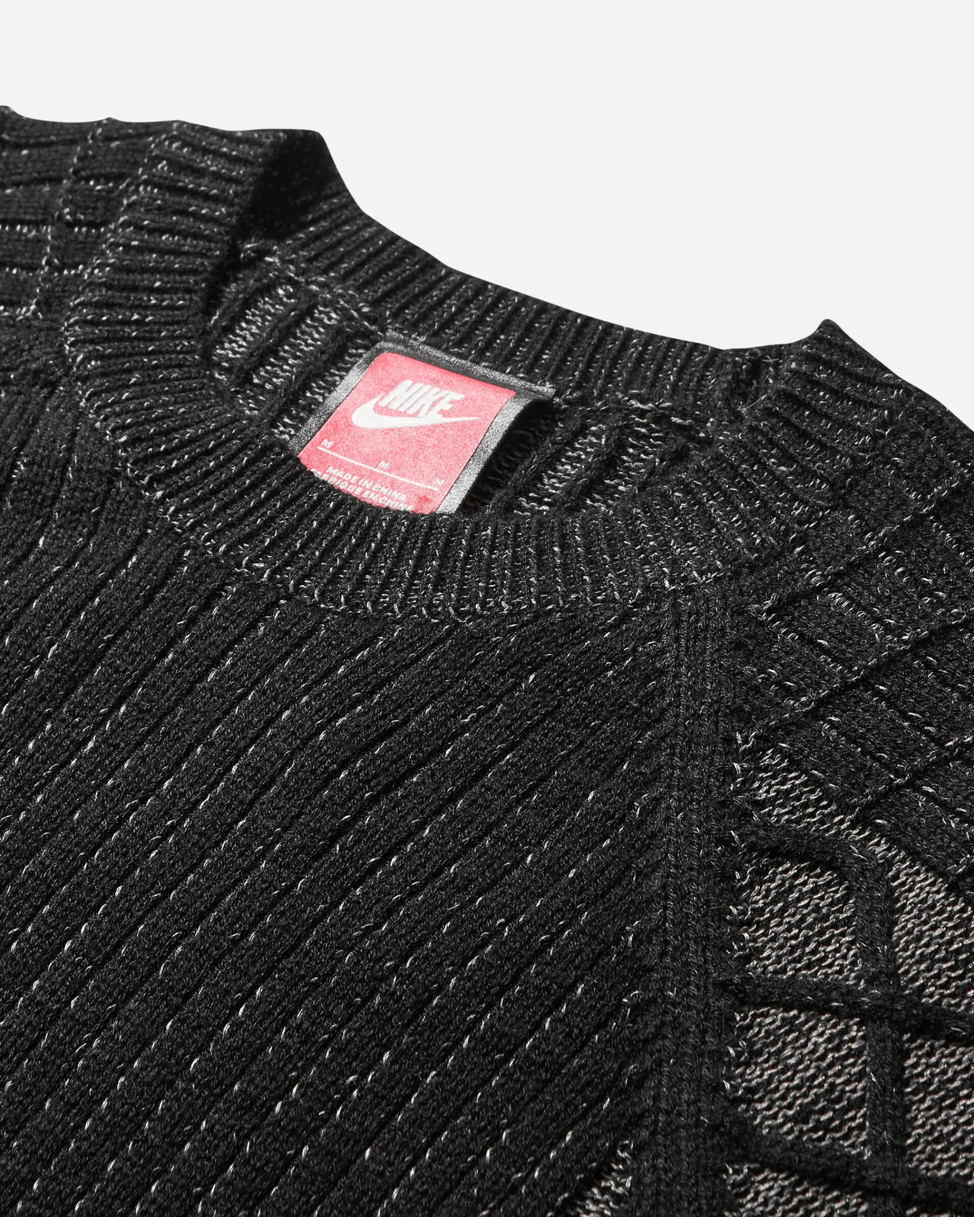 Nike Knitwear^Men's Tech Sweater Black / Reflective Silver