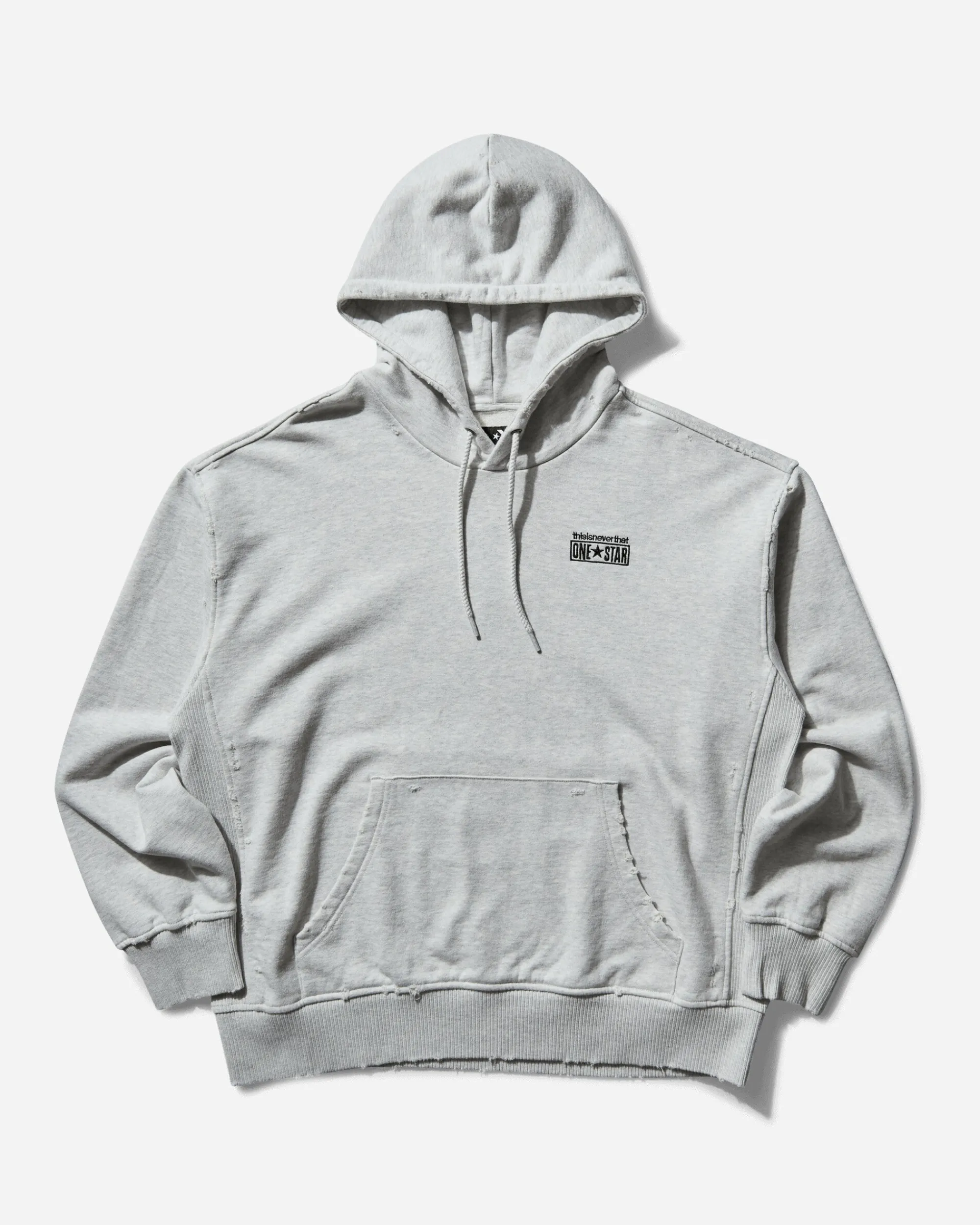 Converse Sweatshirts^Men's thisisneverthat Washed Hoodie Light Retro Grey Heather