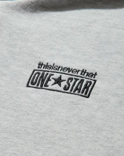 Converse Sweatshirts^Men's thisisneverthat Washed Hoodie Light Retro Grey Heather