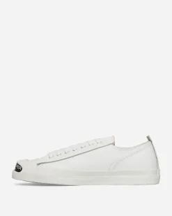 Undercover Sneakers·Low|Sneakers^Men's Toe Logo Leather Sneakers White