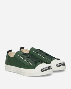 Undercover Sneakers·Low|Sneakers^Men's Toe Logo Leather Sneakers Green