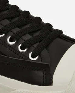 Undercover Sneakers·Low|Sneakers^Men's Toe Logo Leather Sneakers Black