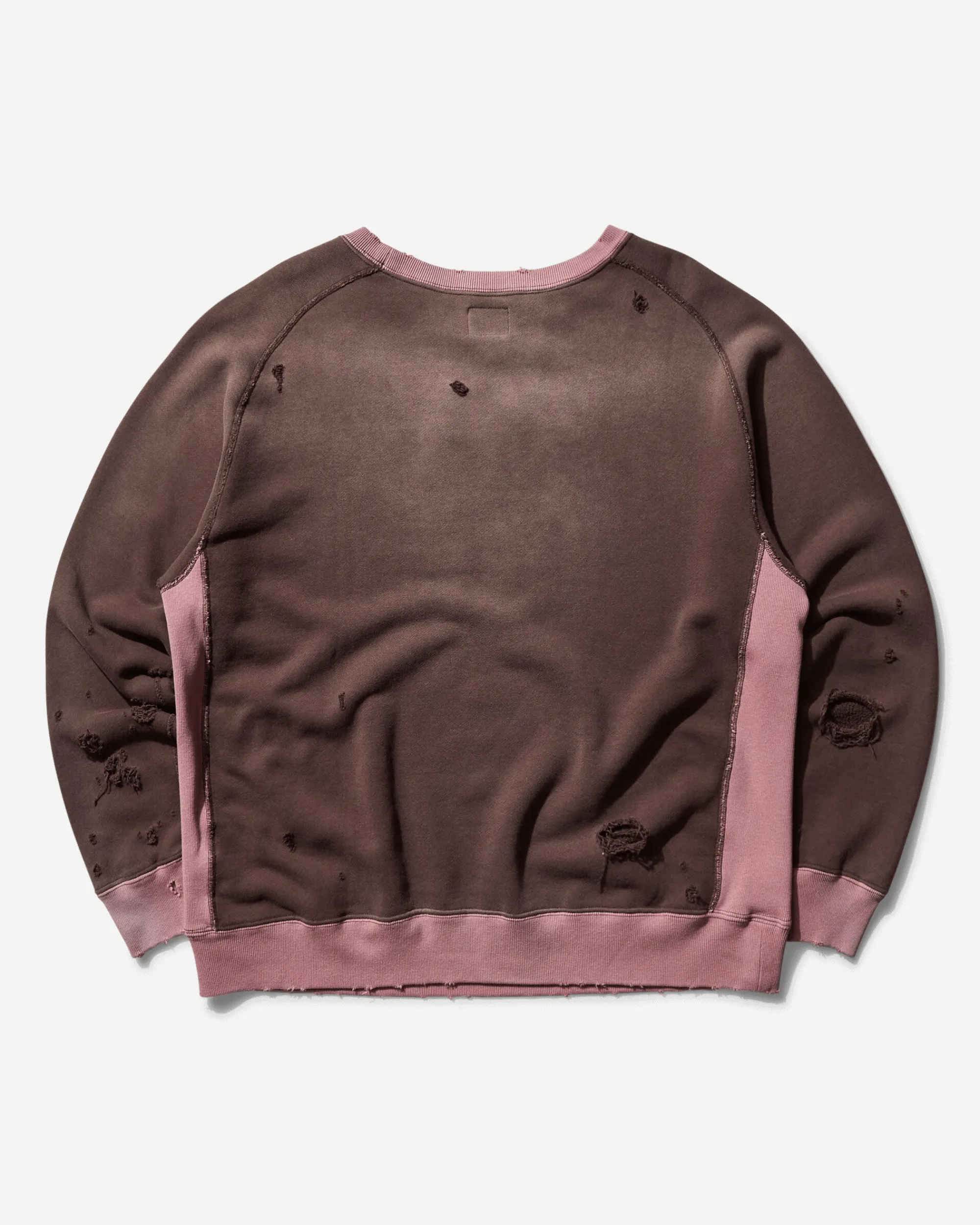 Needles Sweatshirts^Men's 2-Tone Crewneck Sweatshirt Brown